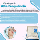 DermalGlow HF: Bastão de Alta Frequência com Eletrodos Neon Argônio Rosto & Cabelo