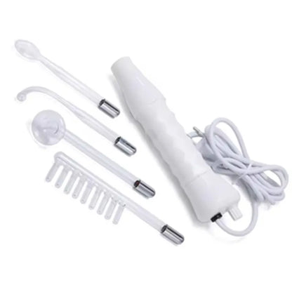 DermalGlow HF: Bastão de Alta Frequência com Eletrodos Neon Argônio Rosto & Cabelo