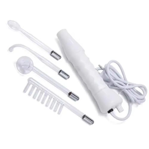 DermalGlow HF: Bastão de Alta Frequência com Eletrodos Neon Argônio Rosto & Cabelo