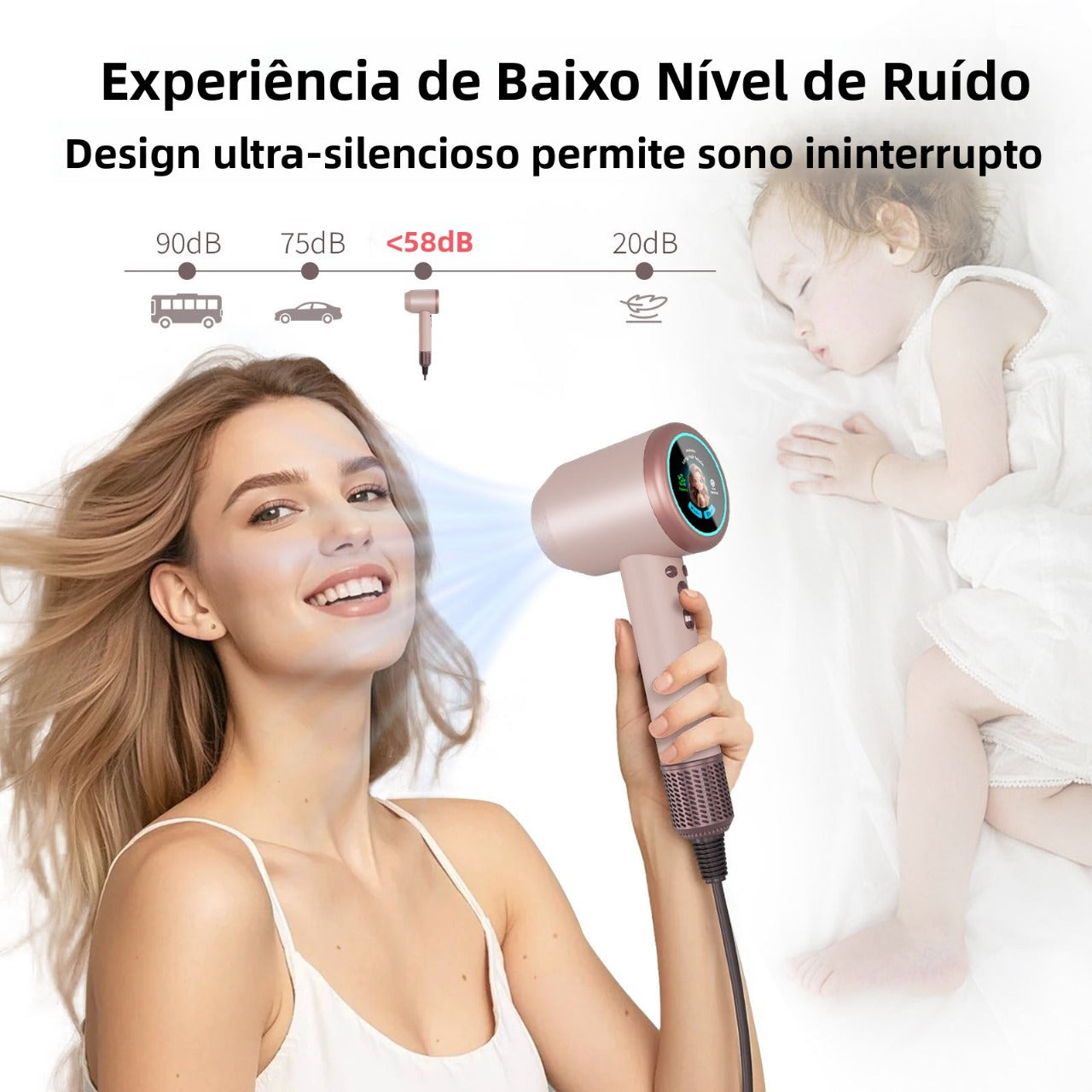 Ionique Skin Vibe: Secador Profissional com Plasma e Íons, Bivolt